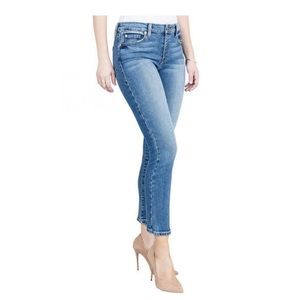 NWT- Level 99 high waisted skinny cropped jeans size 12-/31. Nostalgic blue